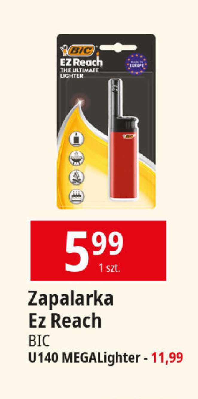 Zapalarka uniwersalna Bic ez reach promocja