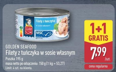Filety z tuńczyka w sosie własnym  promocja w Aldi