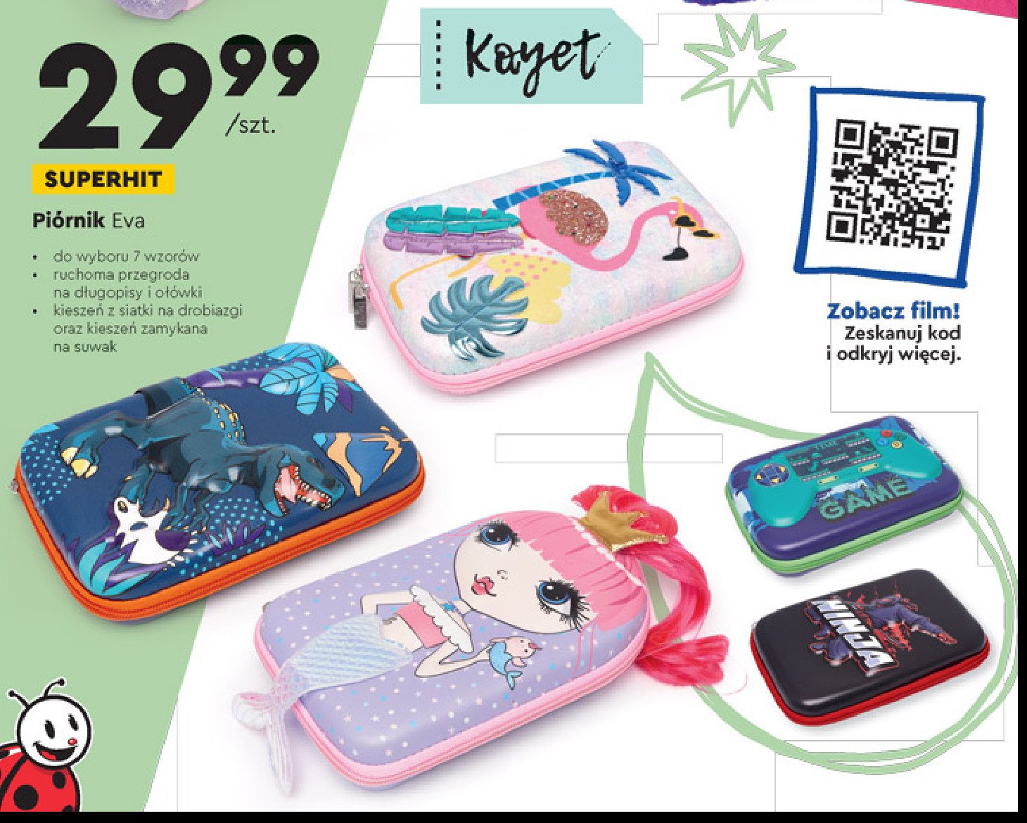 Pi贸rnik z pianki eva Kayet promocja