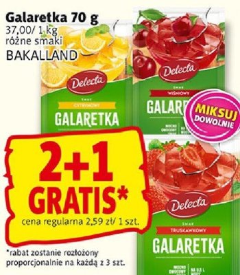 Galaretka różne smaki promocja w Prim Market