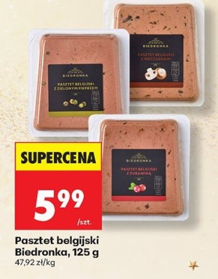 Pasztet promocja w Biedronka