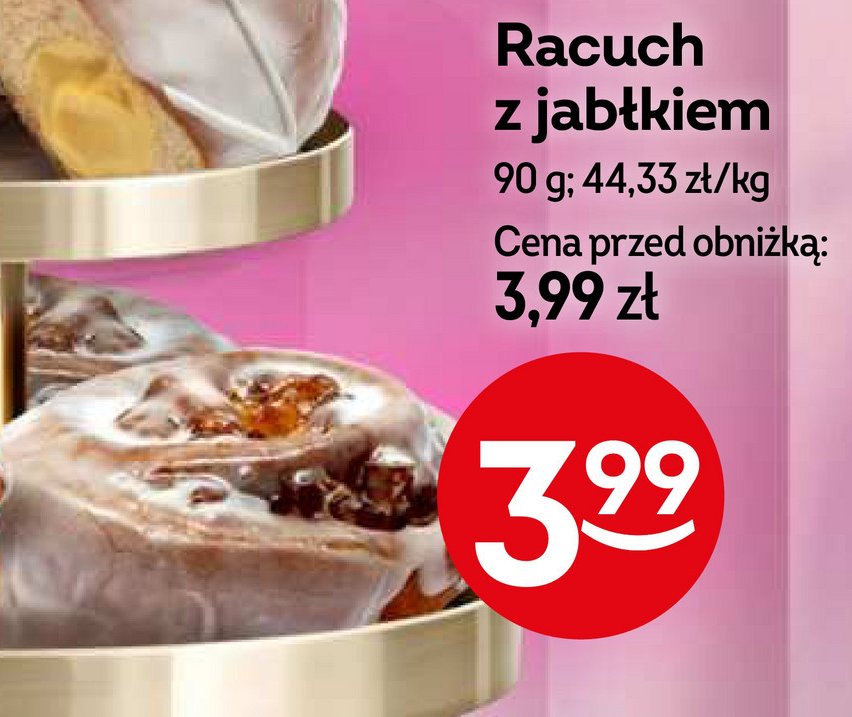 Racuch z jabłkiem promocja w Żabka