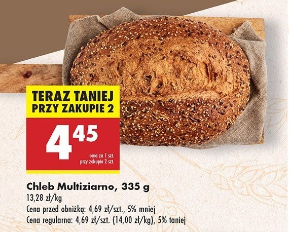 Chleb multiziarno promocja