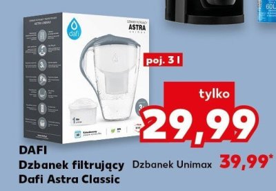 Dzbanek filtrujący Dafi Astra Classic promocja w Kaufland