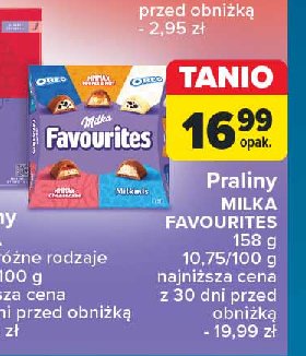 Praliny mix box Milka favourites promocja