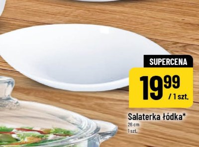 Salaterka łódka 26cm promocja w POLOmarket