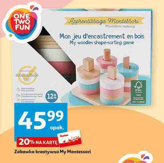 Zabawka-sorter montessori One two fun promocja