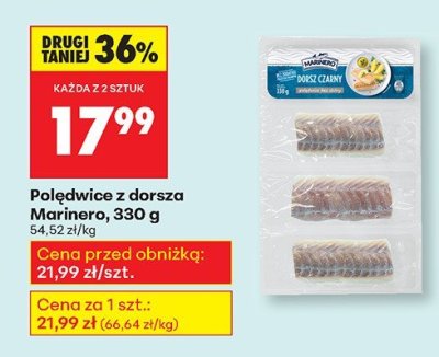 Polędwice z dorsza Marinero promocja w Biedronka