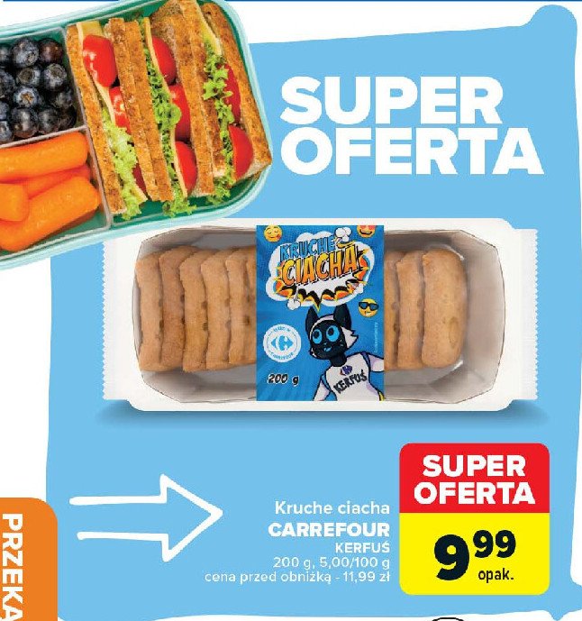 Ciastka kruche Carrefour promocja