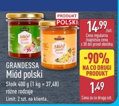 Miód polski promocja w Aldi