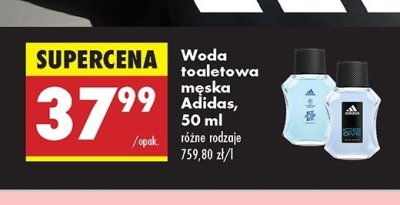 Woda toaletowa Adidas men ice dive Adidas cosmetics promocja