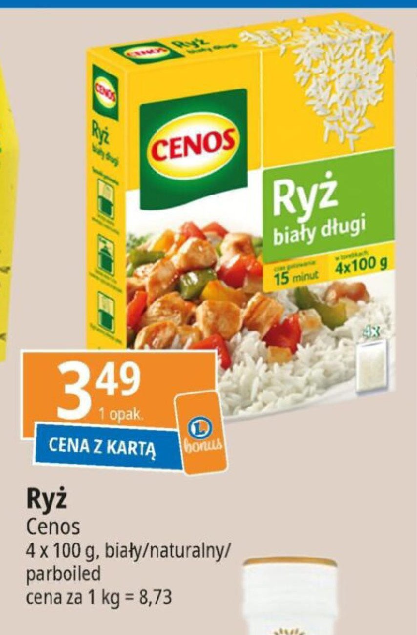 Ryż naturalny Cenos promocja