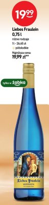 Wino Liebes Fraulein 0,75 l promocja w Żabka
