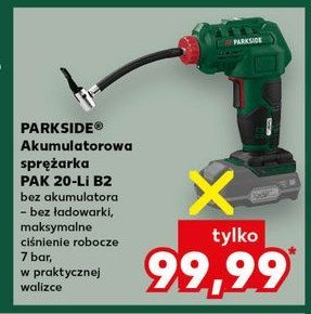 Sprężarka 20 v Parkside promocja w Kaufland