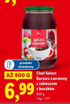 Barszcz czerwony z zakwasem z buraków, 900 g promocja w Lidl