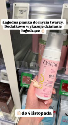 Pianka do mycia twarzy  promocja w Rossmann