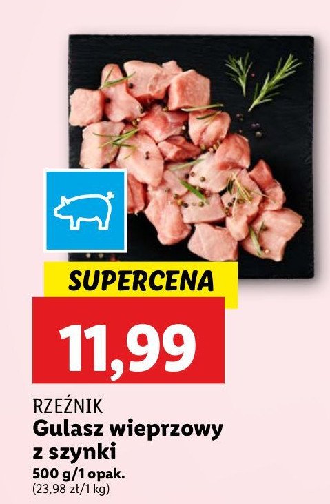 Gulasz wieprzowy z szynki Rzeźnik codzienna dostawa promocja