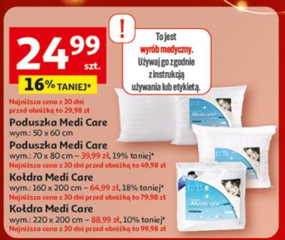 Kołdra Medi Care wym.: 220 x 200 cm promocja w Auchan