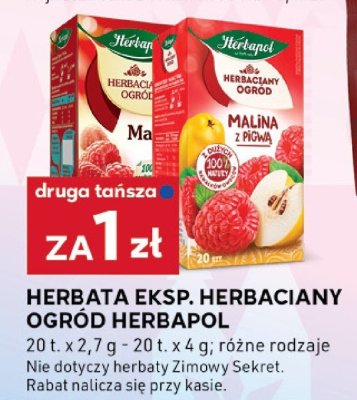 Herbata eksp. Herbaciany Ogród Herbapol promocja w Stokrotka