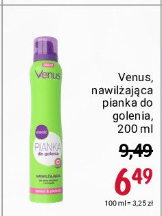 Pianka do golenia nawilżająca Venus promocje