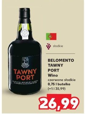 Wino Tawny port sweet promocja