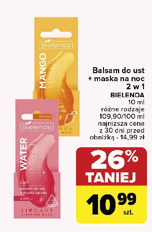 Balasam do ust mango Bielenda promocja w Carrefour