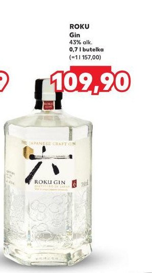 Gin Roku gin promocja w Kaufland