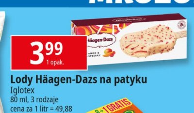 Lody mango & raspberry Haagen-dazs promocja