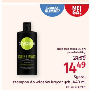 Szampon do włosów SYOSS CURLS & WAVES promocja