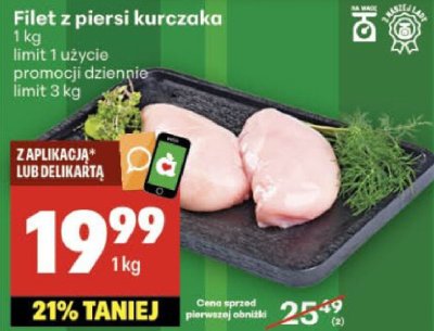 Kurczak promocja w Delikatesy Centrum