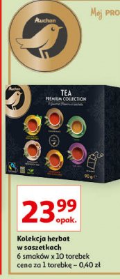Kolekcja herbat Auchan promocja