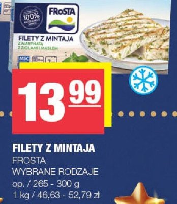 Filety z mintaja Frosta wybrane rodzaje promocja w SPAR