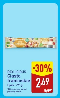 Ciasto francuskie DAYLICIOUS promocja w Aldi