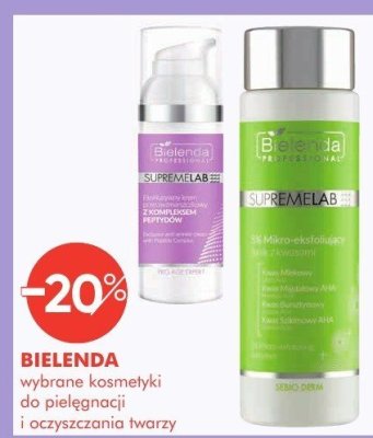 Kosmetyki BIELENDA wybrane do pielęgnacji i oczyszczania twarzy promocja w Super-Pharm