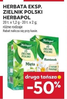 Herbata Eksp. Zielnik Polski Herbapol promocja w Stokrotka