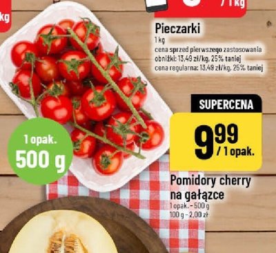 Pomidory cherry na gałązce promocja w POLOmarket