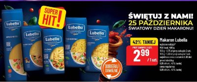 Makaron Lubella wybrane rodzaje promocja w POLOmarket