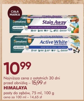 Pasta do zębów HIMALAYA promocja w Super-Pharm