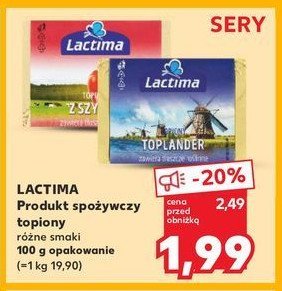 Ser topiony z szynką Lactima promocja