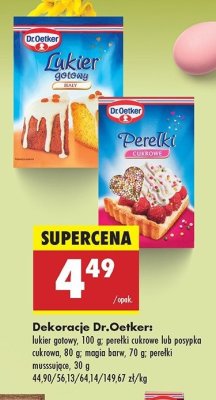 Dekoracje magia barw różowa Dr. oetker promocja