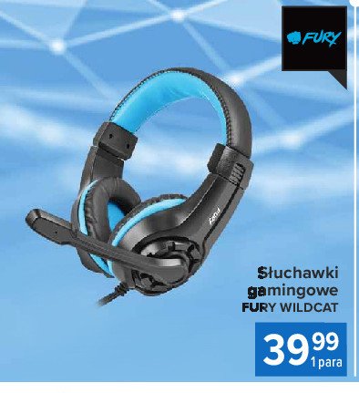 S艂uchawki dla graczy wildcat stereo Fury promocja
