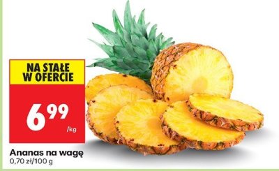 Ananas na wagę promocja w Biedronka