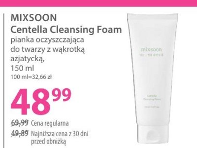 Pianka MIXSOON Centella Cleansing Foam pianka oczyszczająca do twarzy z wąkrotką azjatycką promocja w Hebe