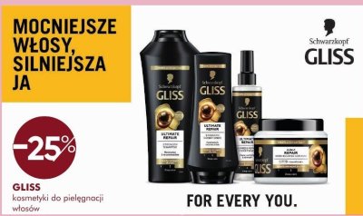 Kosmetyki GLISS kosmetyki do pielęgnacji włosów promocja w Super-Pharm