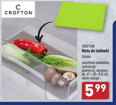 Mata do lodówki 47 x 30 cm Crofton promocja