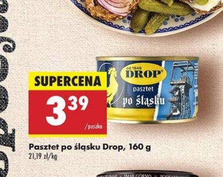 Pasztet po śląsku Drop promocja w Biedronka