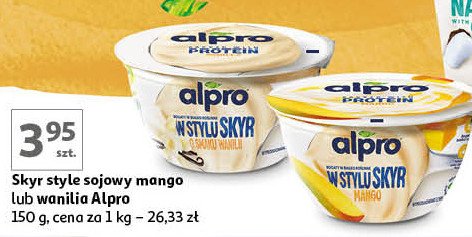 Jogurt wanilia ALPRO SKYR STYLE promocja