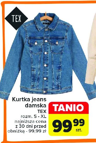 Kurtka damska jeansowa s-xl Tex promocja