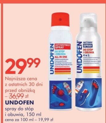 Spray UNDOFEN spray do stóp i obuwia, 150 ml promocja w Super-Pharm