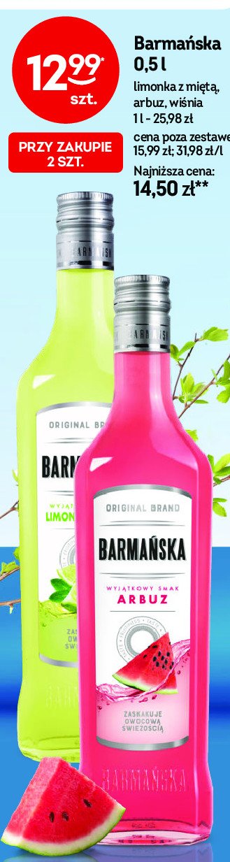 W贸dka Barma艅ska arbuz promocja